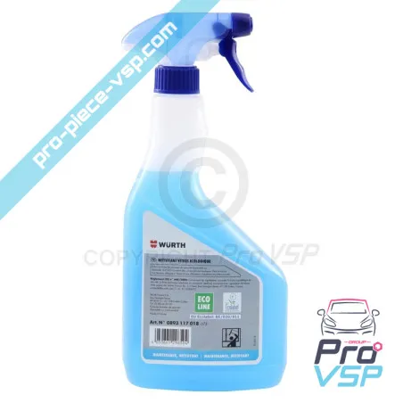 Nettoyant vitre pour voiture sans permis