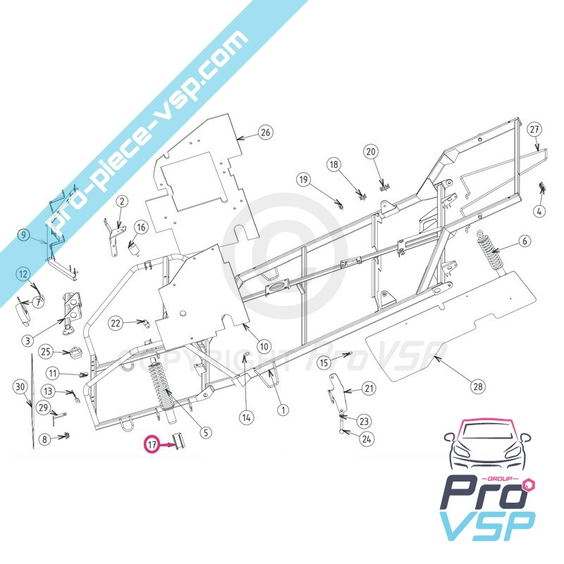 Front damper support