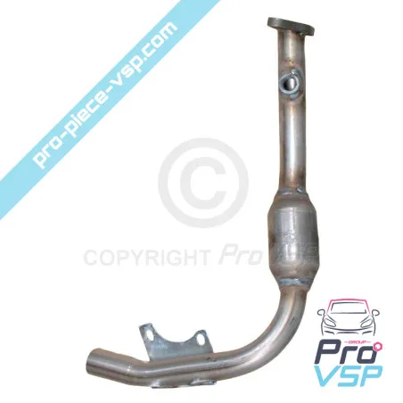 Coletor de escape com catalisador Microcar M.go motor Lombardini lgw 523 MPI