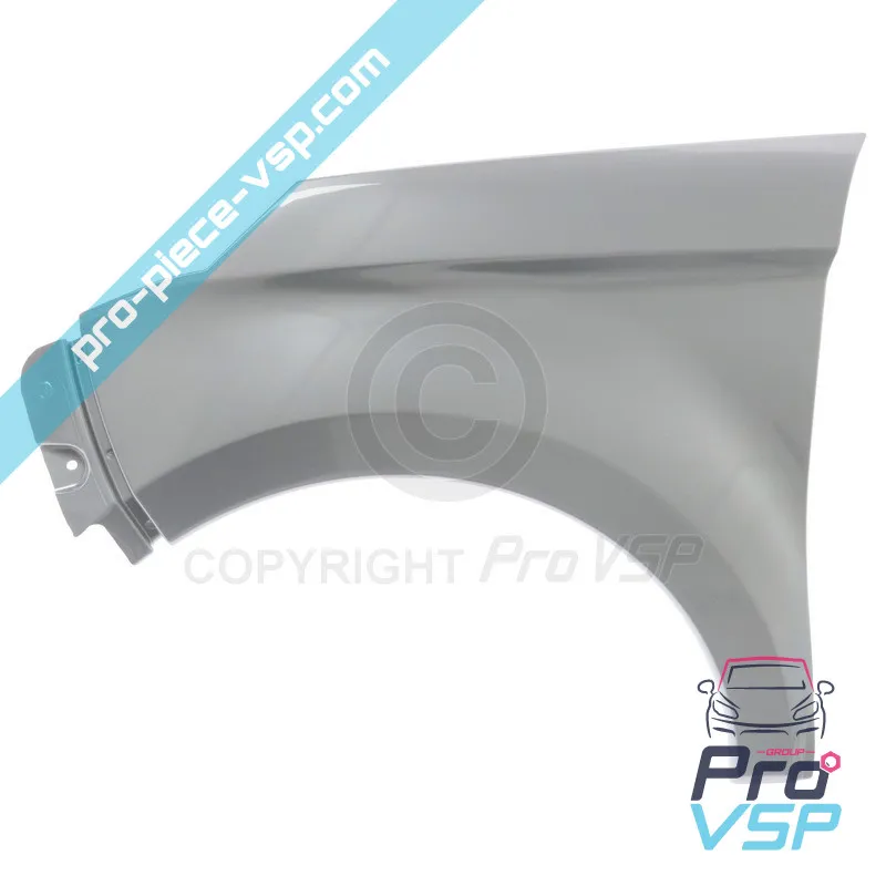Front wing Left Gray silver for Aixam City Crossline Coupé Sensation