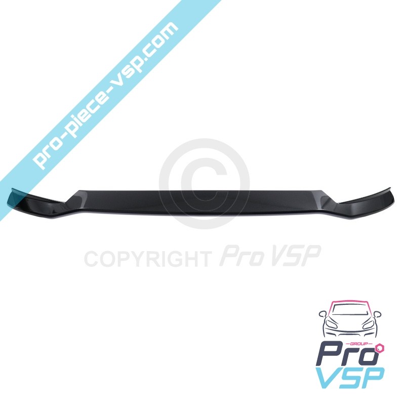 Carbon spoiler of front bumper