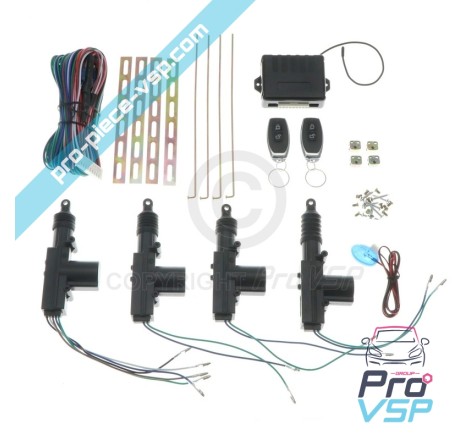 Centralized lock kit 2 universal doors