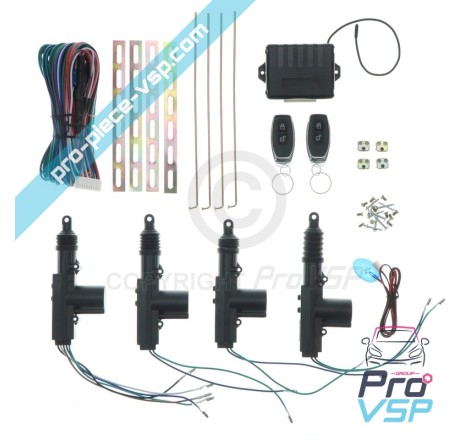 Central locking kit 2 universal doors