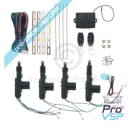 Centralized lock kit 2 universal doors