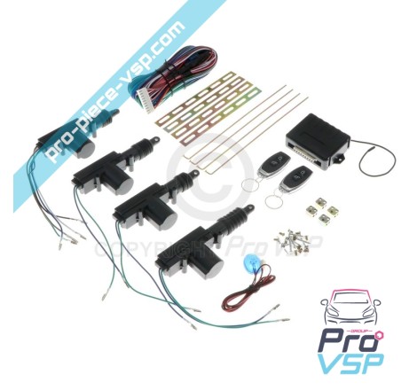 Centralized lock kit 2 universal doors