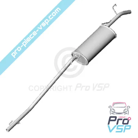 Scarico per Ligier Nova (2a modifica)