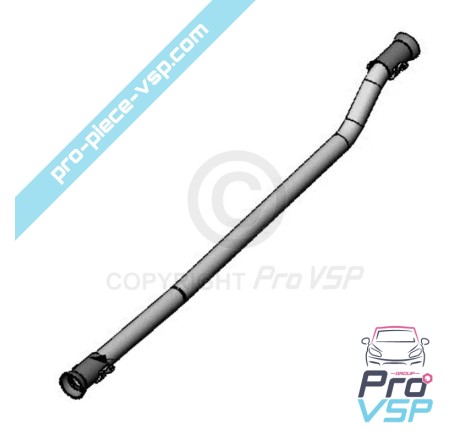Intermediate exhaust tube