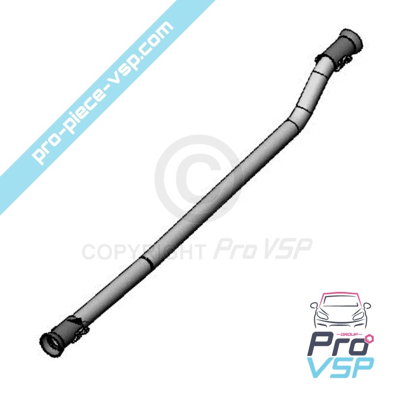 Intermediate exhaust tube