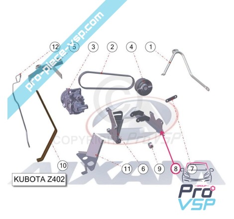 Soporte del motor frontal