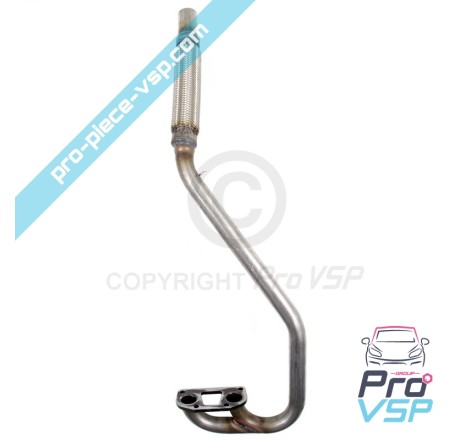 Exhaust manifold with flexible
