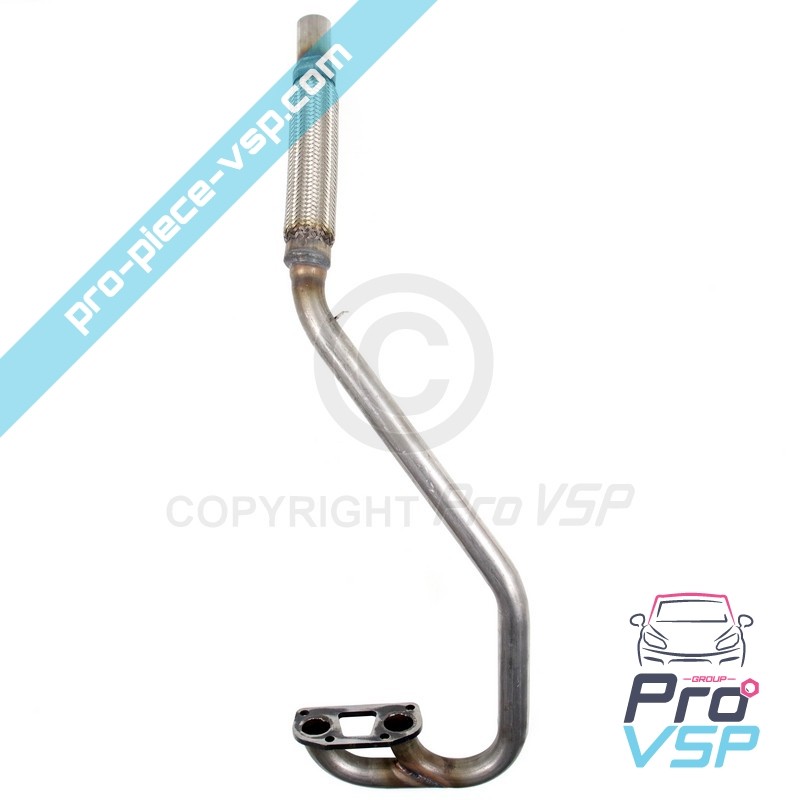 Exhaust manifold with flexible
