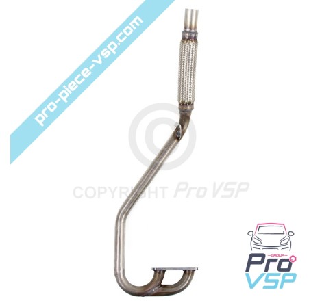 Exhaust manifold with flexible