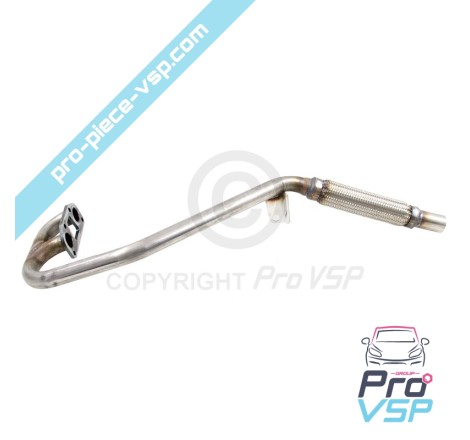 Exhaust manifold with flexible