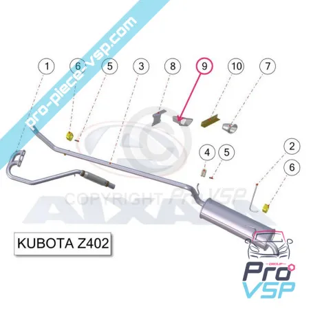 Falsche Abgasausfahrt für Aixam City und Coupé (Auswahl Vision )