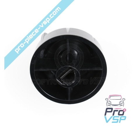 Black central ventilation knob