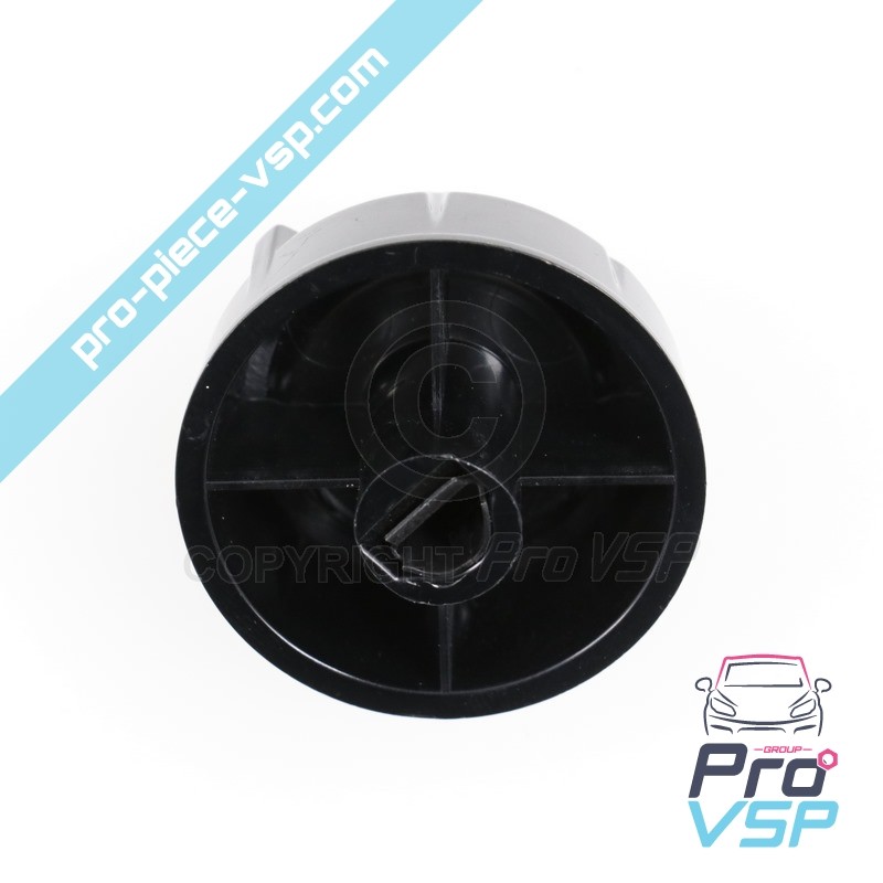 Black central ventilation knob
