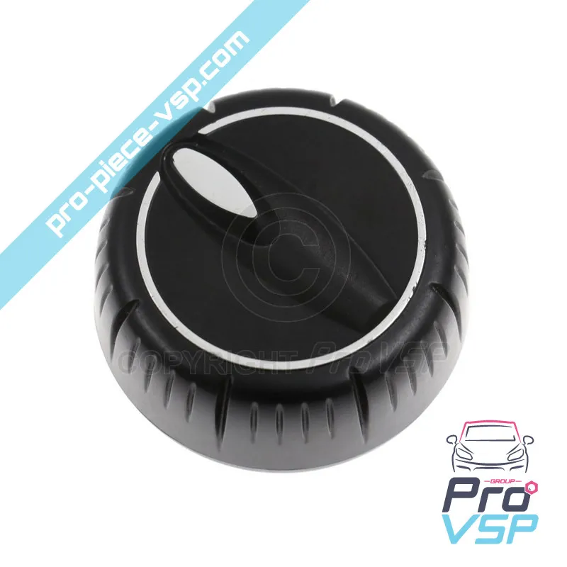 Chrome side ventilation knob