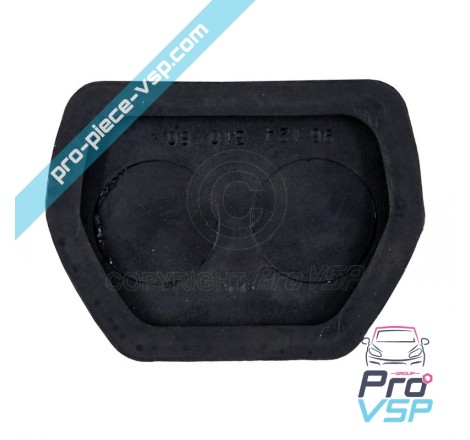 Brake pedal rubber