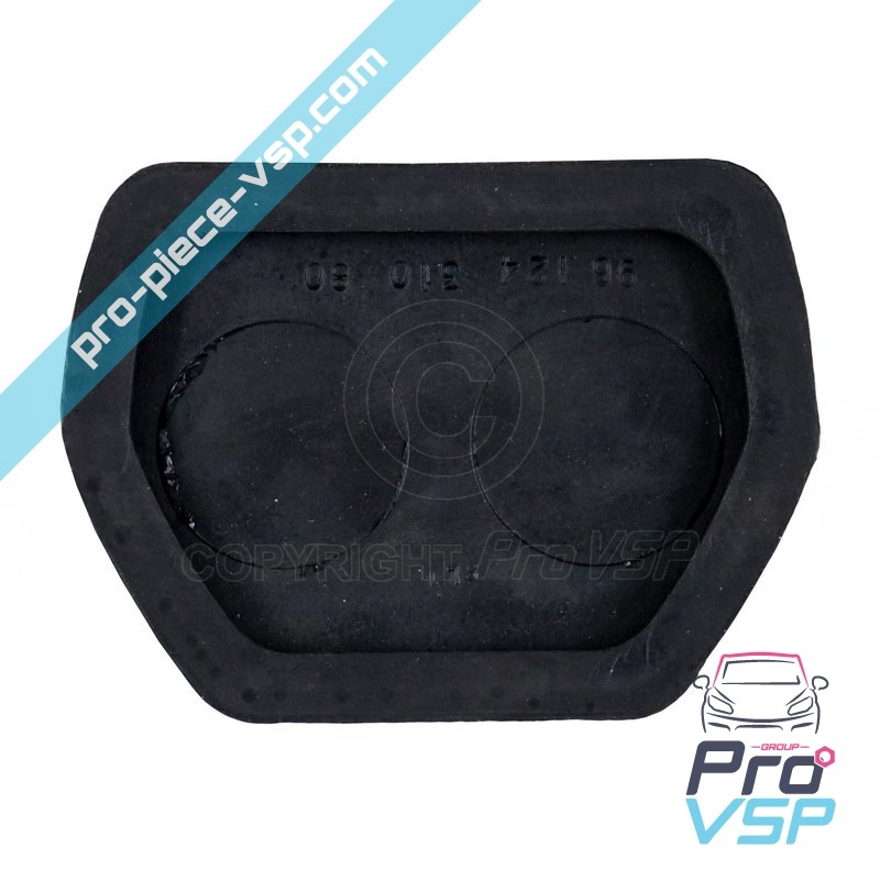 Brake pedal rubber