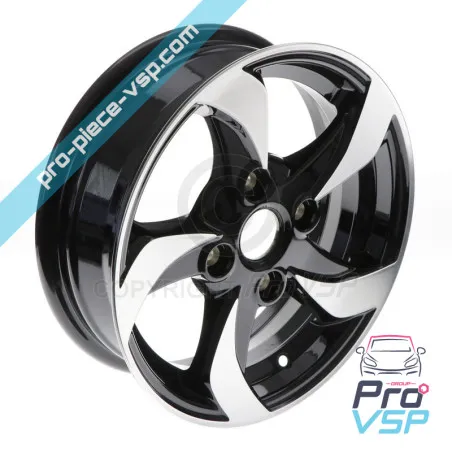 14 "black turbine aluminum rim for Aixam Vision Sensation Emotion