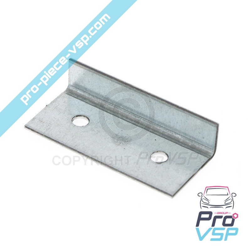 Against hood strike plate