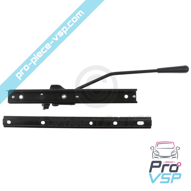 Adjustable left seat zipper