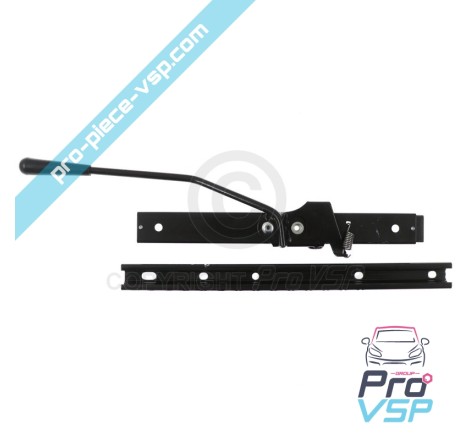Adjustable left seat zipper