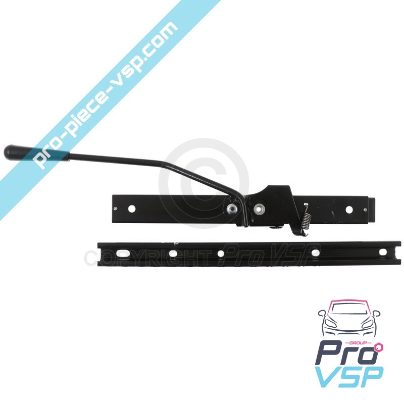 Adjustable left seat zipper