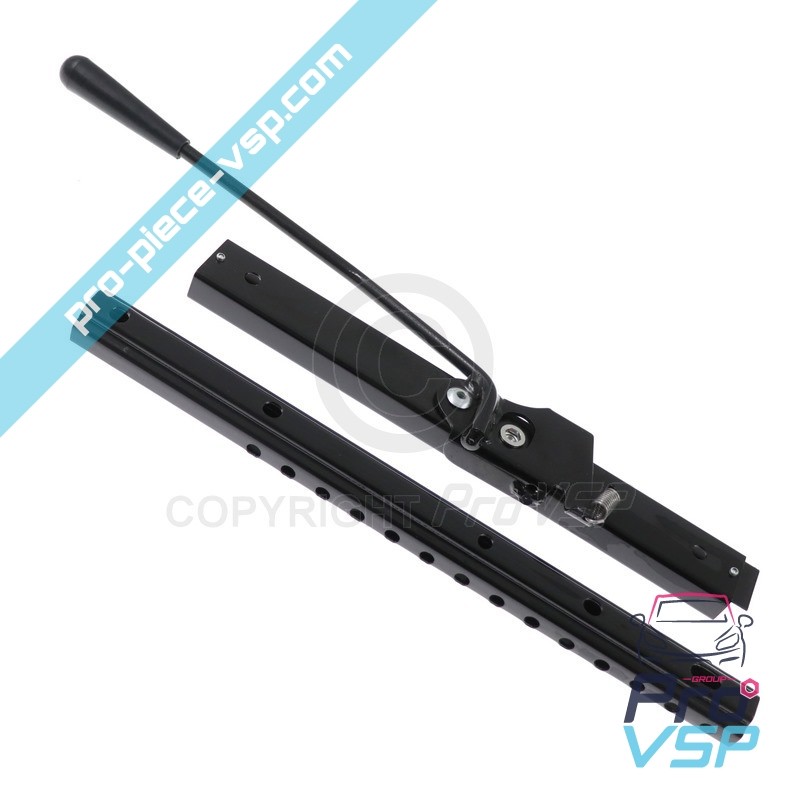 Adjustable left seat zipper