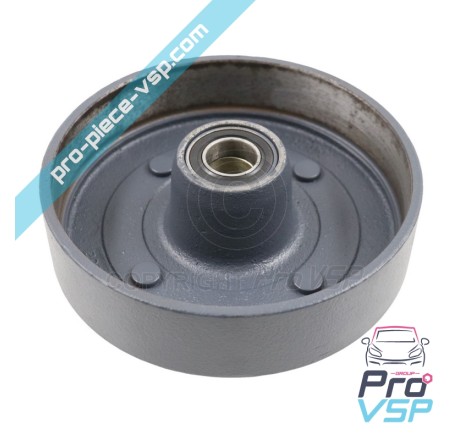 Rear brake drum