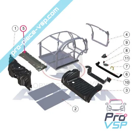 Braça Bay para Aixam Vision