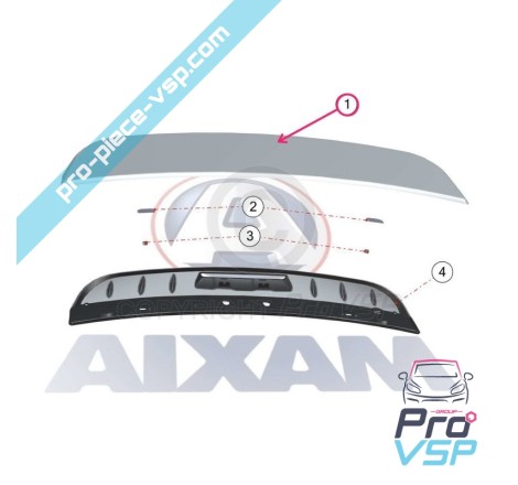 Capa de hatchback para Aixam Coupé Impulsion e Vision