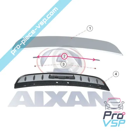 Spiltory Span Spacer Spacer Aixam Coupé Impulsion Vision Sensation