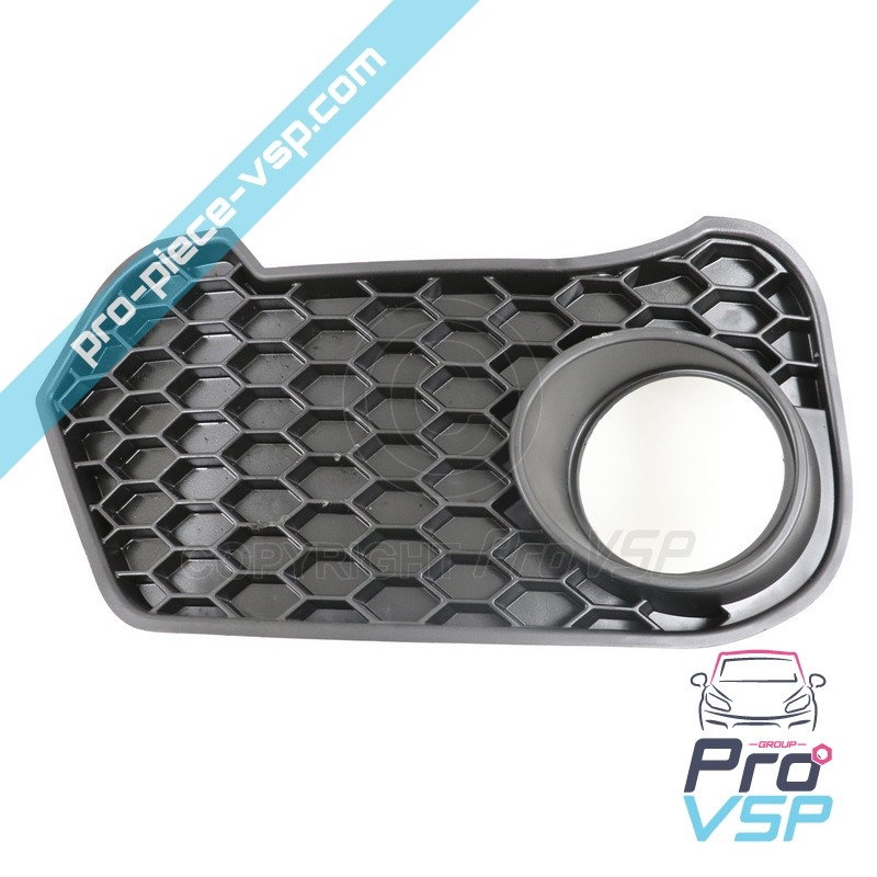 Grille gauche de pare choc avant occasion pour Aixam