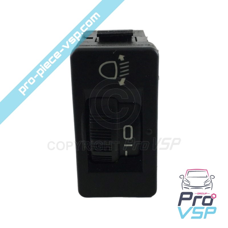 Headlight adjustment switch