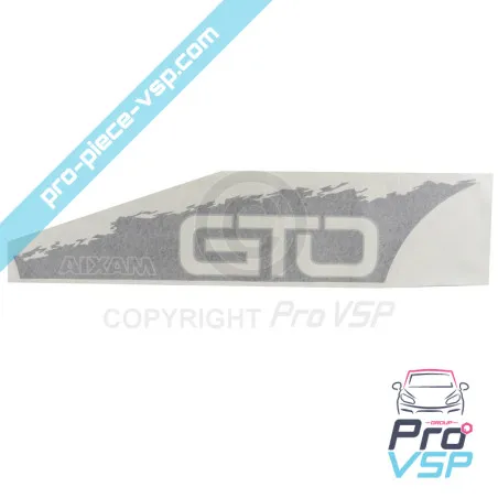 Décoration latérale gauche pour Aixam GTO