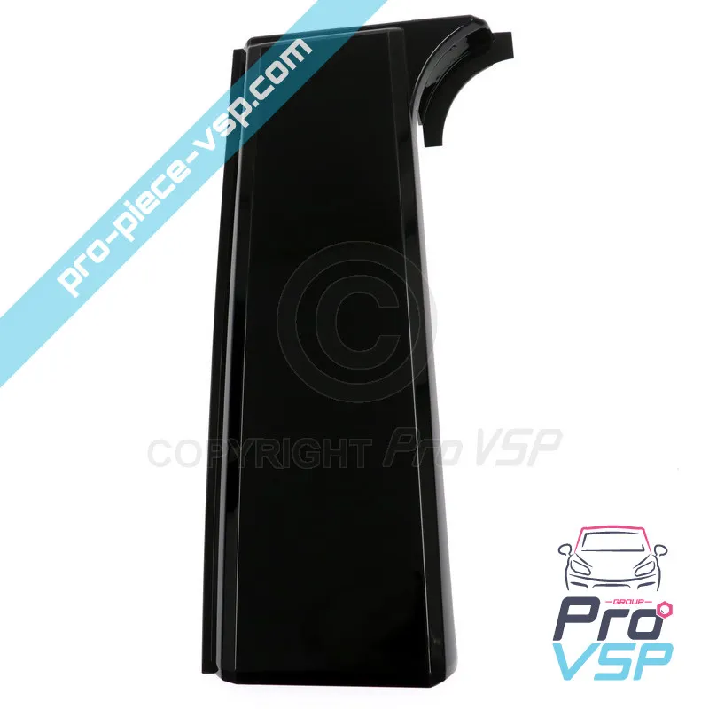 Central amount exterior straight black gloss for Aixam Impulsion Vision