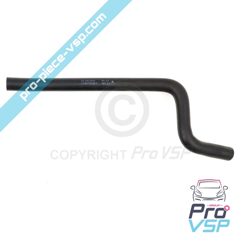 Upper heating hose