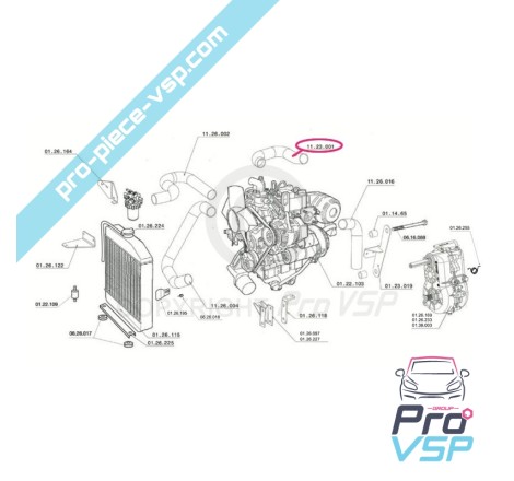 Luftabsaugschlauch für Chatenet CH26 (Motor Yanmar ) CH32 Ch33 Sporteevo