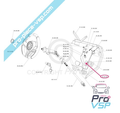 Acceleratorpedalgummi för Chatenet Ch26 Ch28 Ch30 Ch32 Sporteevo