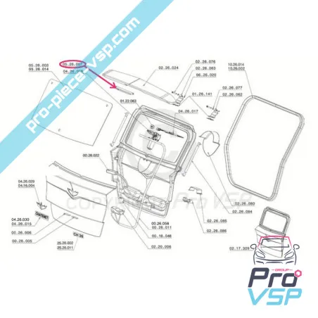 Troisième feu stop pour Chatenet Ch26 Ch28 Ch30 Ch40 Ch46