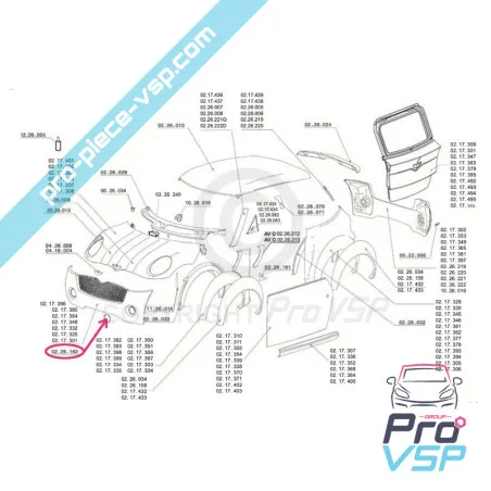 Declanșator de ceață Chatenet Ch26 Ch28 Ch30 Ch32 (Faza 1)