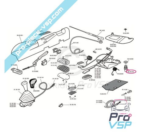 Parar contator para Chatenet Media Barooder Speedino Ch26 Ch28 Ch30 Ch32 Sporteevo