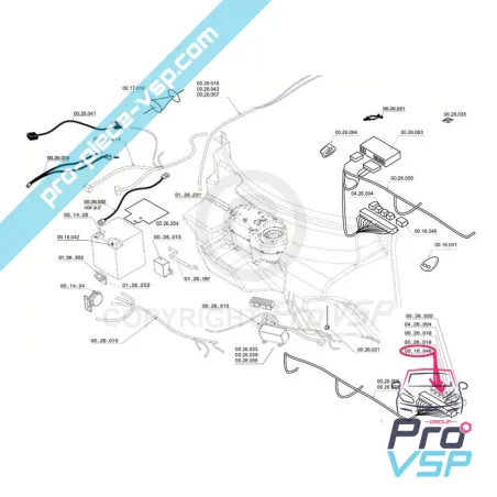 Relais de démarrage pour Chatenet Media Barooder Speedino Ch26 Ch28 Ch30 Ch32 Sporteevo