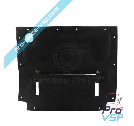 Front engine soundproofing