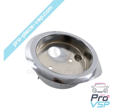 Chrome rear light hubcap straight