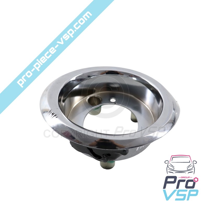 Chrome rear light hubcap straight