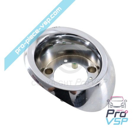 Chrome rear light hubcap straight