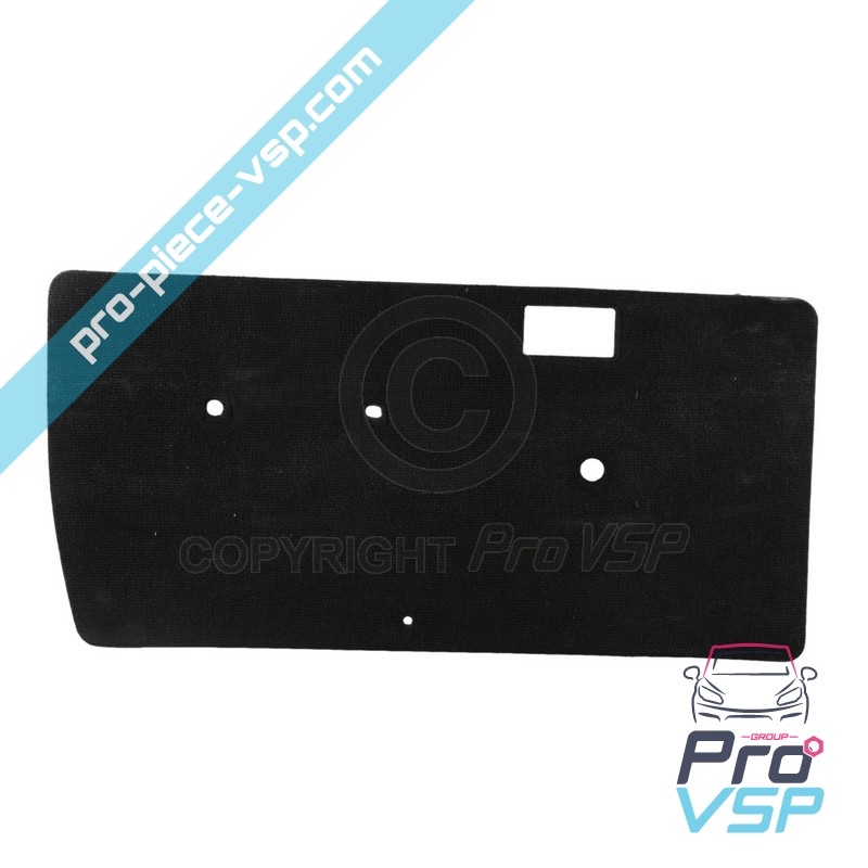 Left door interior panel