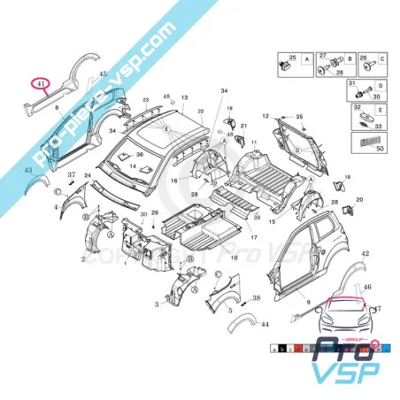 Fluxo de caixa direita para Microcar Mgo 3 e 4 (série especial Highland )